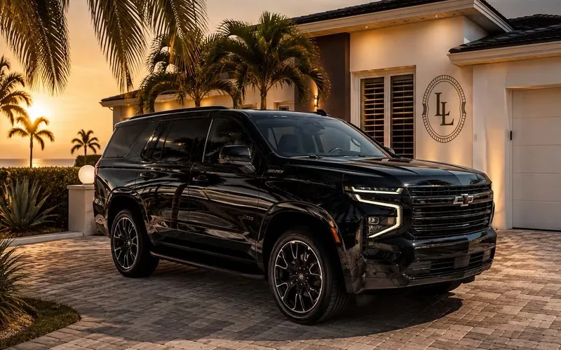 2026 Chevrolet Tahoe RST parked at a Southwest Florida residence