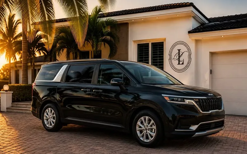 2024 Kia Carnival LX parked at a Southwest Florida residence