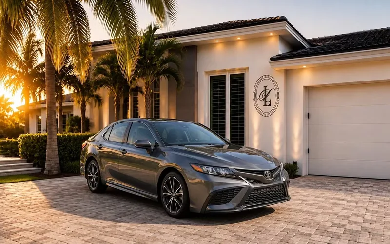 2023 Toyota Camry parked at a Southwest Florida residence